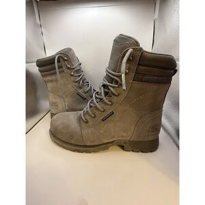 CAT Caterpillar Steel Toe Waterproof Work Boots P90565 Size 8.5 W